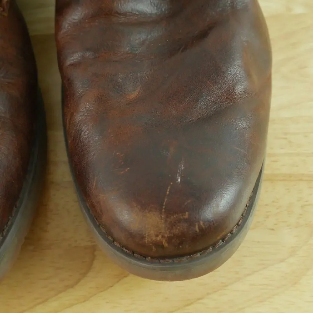 Timberland Ortholite Men Yorkdale Chukka Brown Leather Boot Size 10‎ Lace Up
